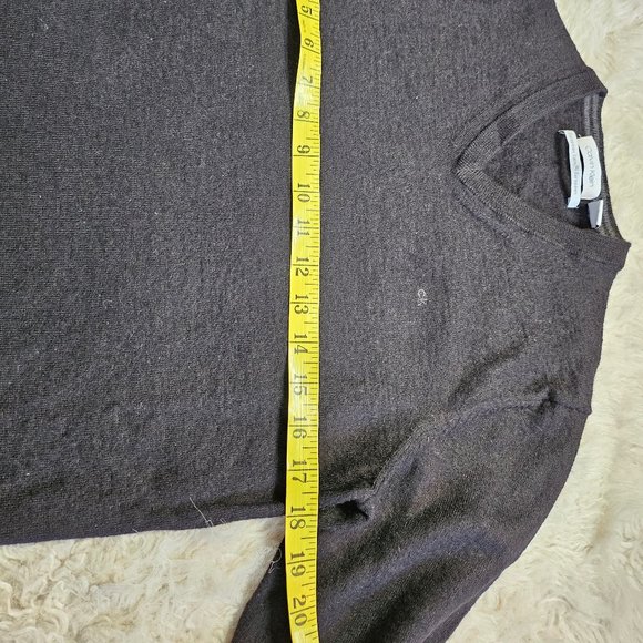Calvin Klein Women's Black V-Neck Knitted Sweater Siz L - Picture 4 of 9